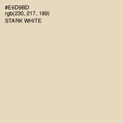#E6D9BD - Stark White Color Image